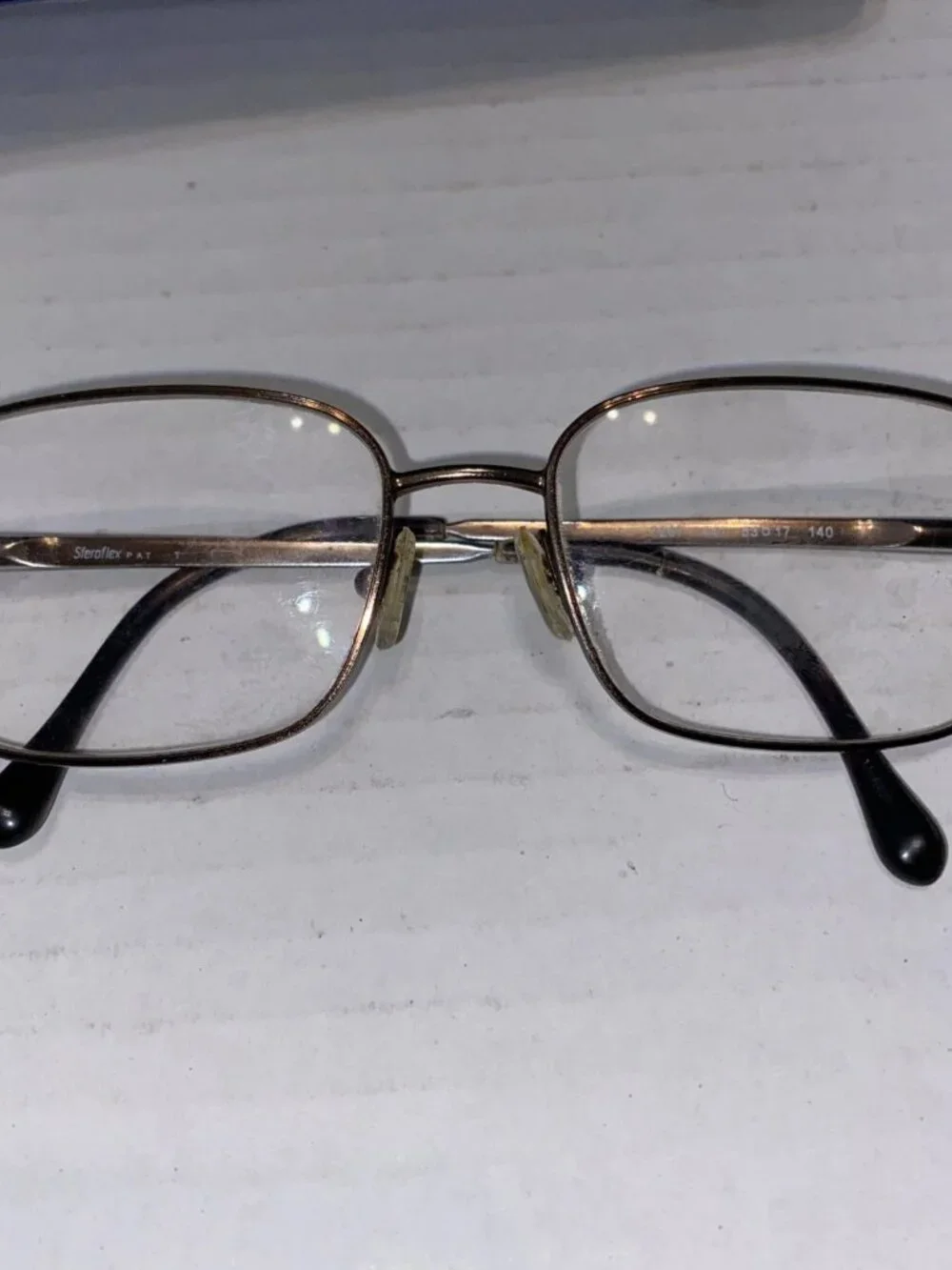 Silhouette Designer Glasses Frames w Case 2267 441 53-17 140 Silver Wire Rim